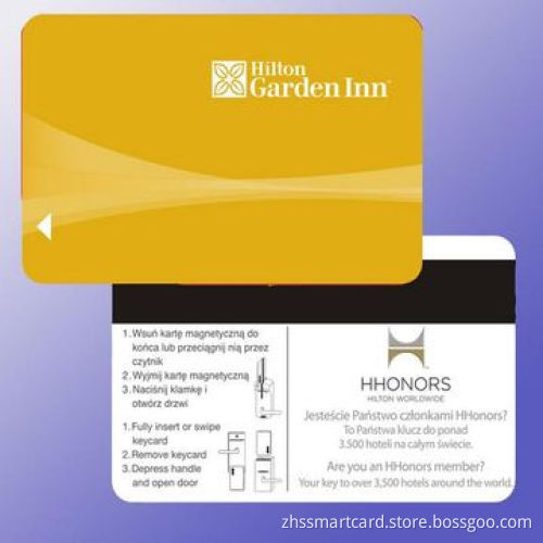 Original Factory Plastic of Paper Hi-Co or Lo-Co Magnetic Stripe Card